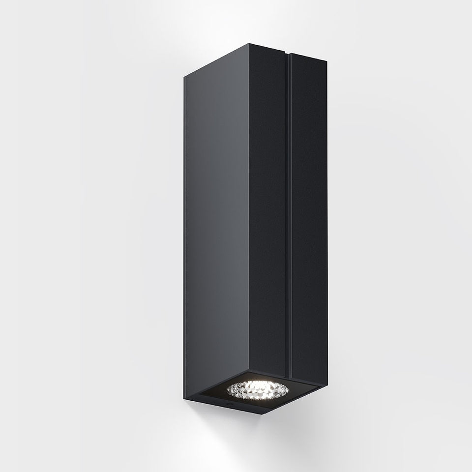 IP44 Wandleuchte Cut schwarz