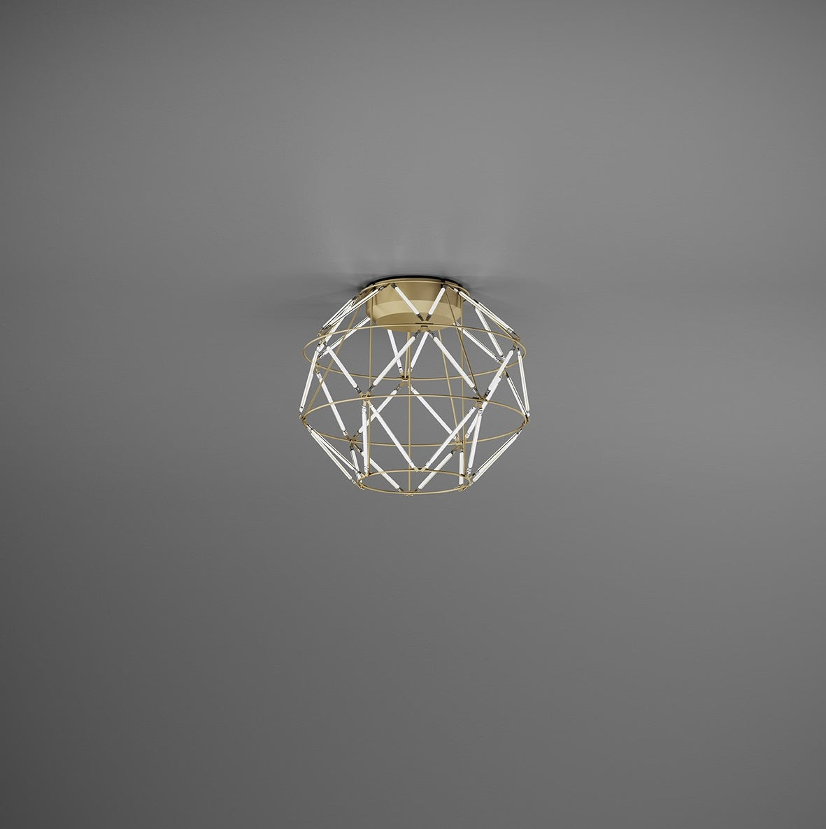 Urban Lighting, Deckenleuchte Euclide, 35cm Gold, hochwertige Deckenleuchte