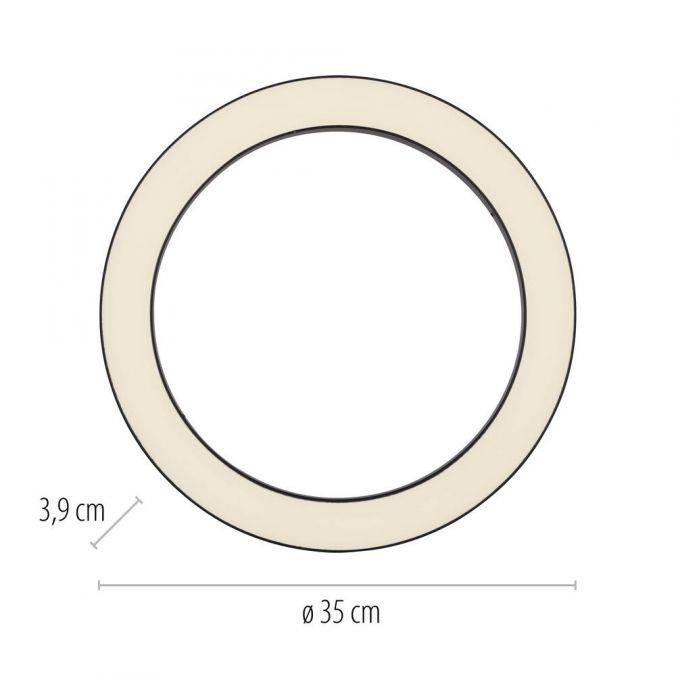 Pure, Deckenleuchte Lines, 35cm, Skizze