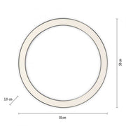Pure, Deckenleuchte Lines, 50cm, Skizze