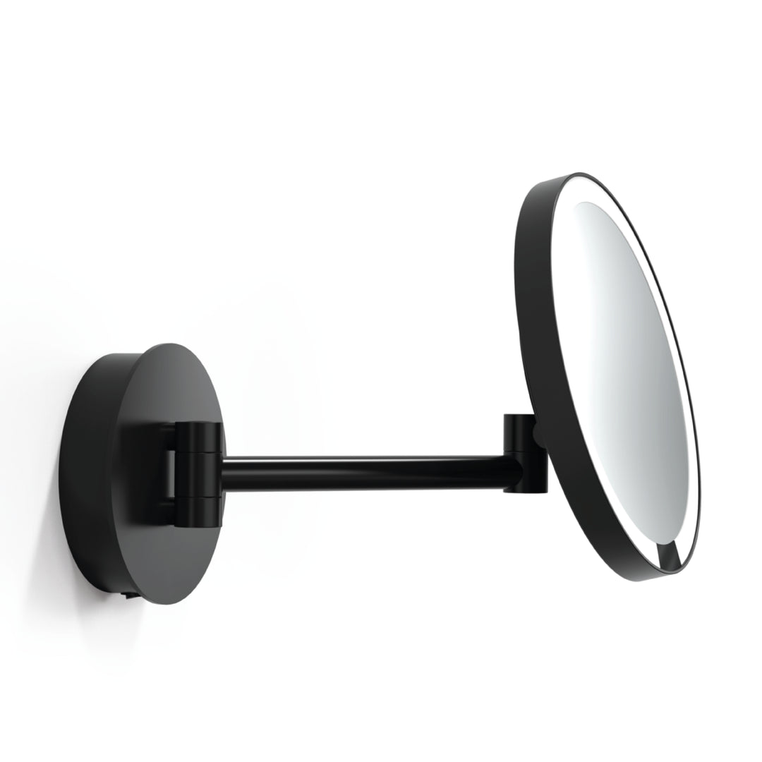 Just Look Plus wall-mounted cosmetic mirror with direct power connection