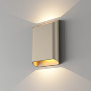 Artdelight, Wandleuchte Diaz Up/Down, Champagner L, moderne Außenbeleuchtung