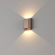 Artdelight, Wandleuchte Diaz Up/Down, Bronze S, moderne Außenbeleuchtung