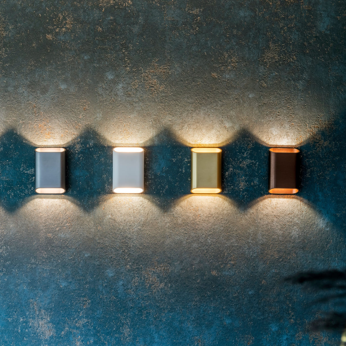 Artdelight, Wandleuchte Diaz Up/Down, Detail, moderne Außenleuchte