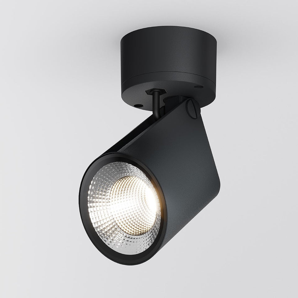 IP44.de LED Deckenleuchte stic, schwarz, Vorderansicht