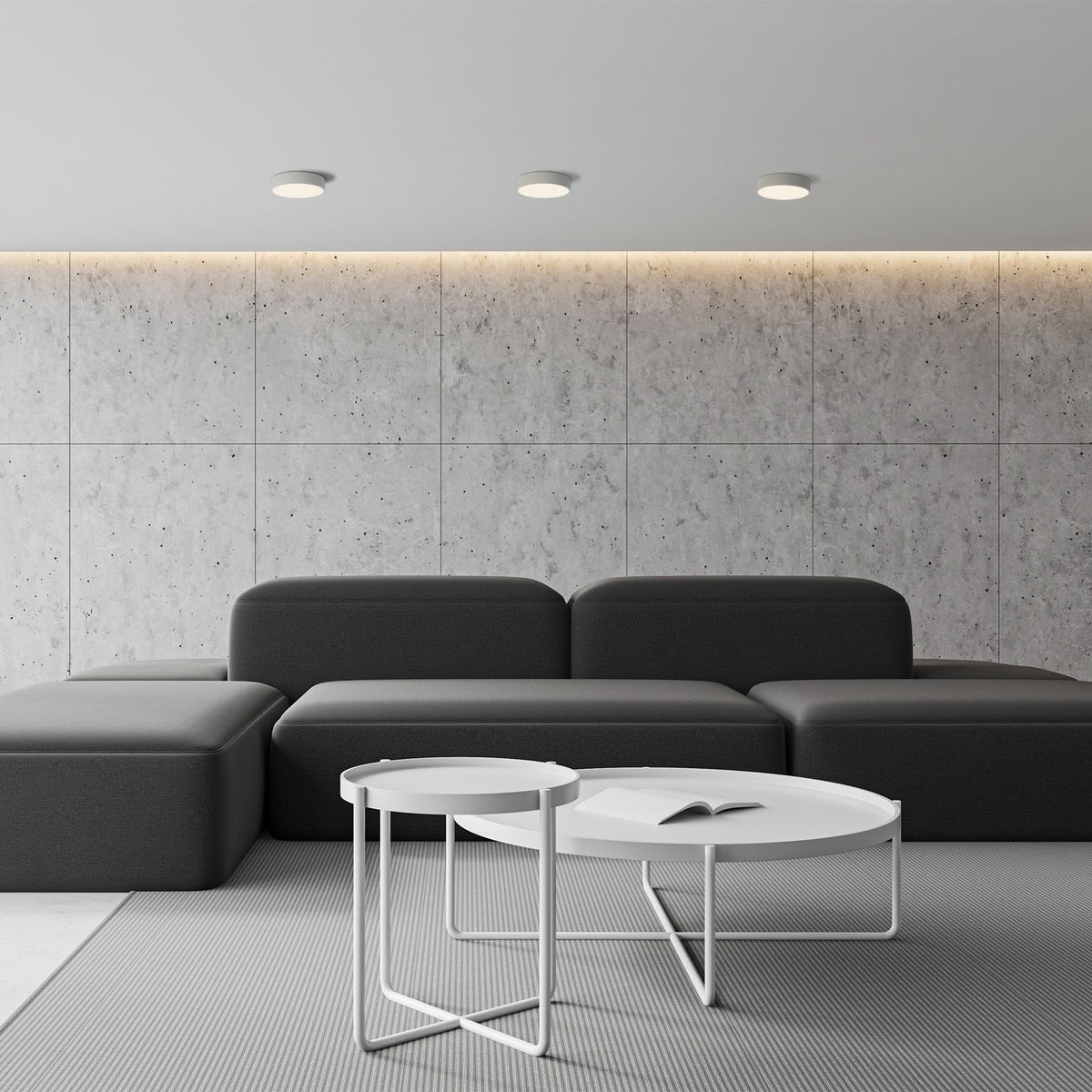 ACB Iluminacion, Deckenleuchte London CCT, 30cm Weiss, moderne LED Beleuchtung