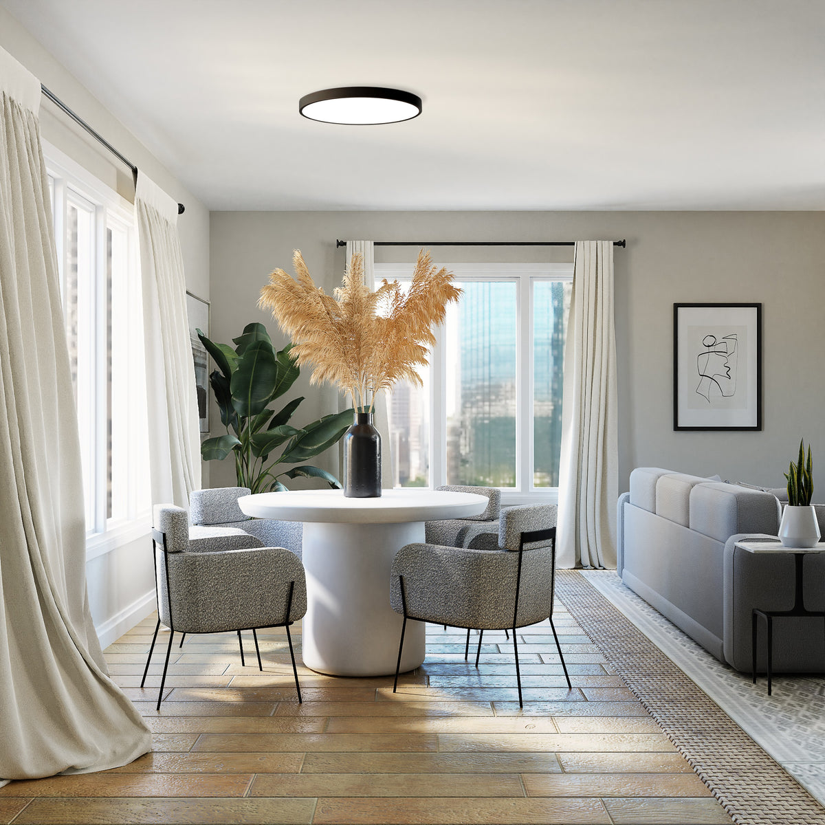 ACB Iluminacion, Deckenleuchte London CCT, 60cm, Raumbild