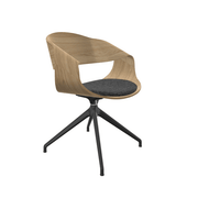 Chantal Drehstuhl - Bequeme Bürositzmöbel, Holzdesign, ergonomisch