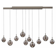 Pure, Pendelleuchte E-Infinity, Bronze, hochwertige Esstischbeleuchtung