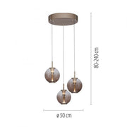 Pure, Pendelleuchte E-Infinity Rondell, Skizze, technische Lichtplanung