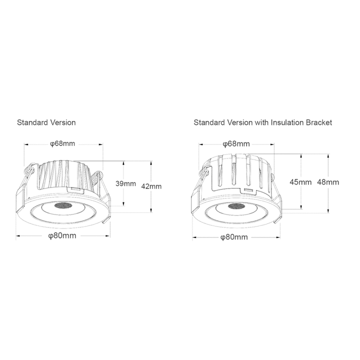 Projecteur encastré Ecolite