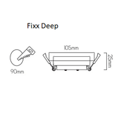 Sonluce, Einbaustrahler Fixx Deep, Normal Skizze, moderne Lichtplanung