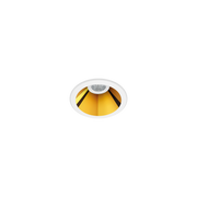 Arkoslight Einbauleuchte LED Shot, weiss-gold, Vorderansicht