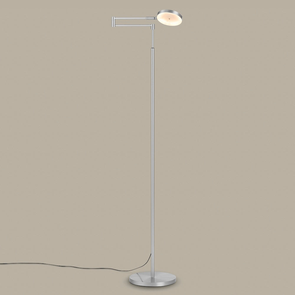 Holtkötter, Leseleuchte Esprii, Aluminium, moderne Stehleuchte