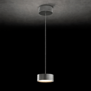 Holtkötter, Pendelleuchte Favor, 1-flammig Platin, moderne Lichtlösung