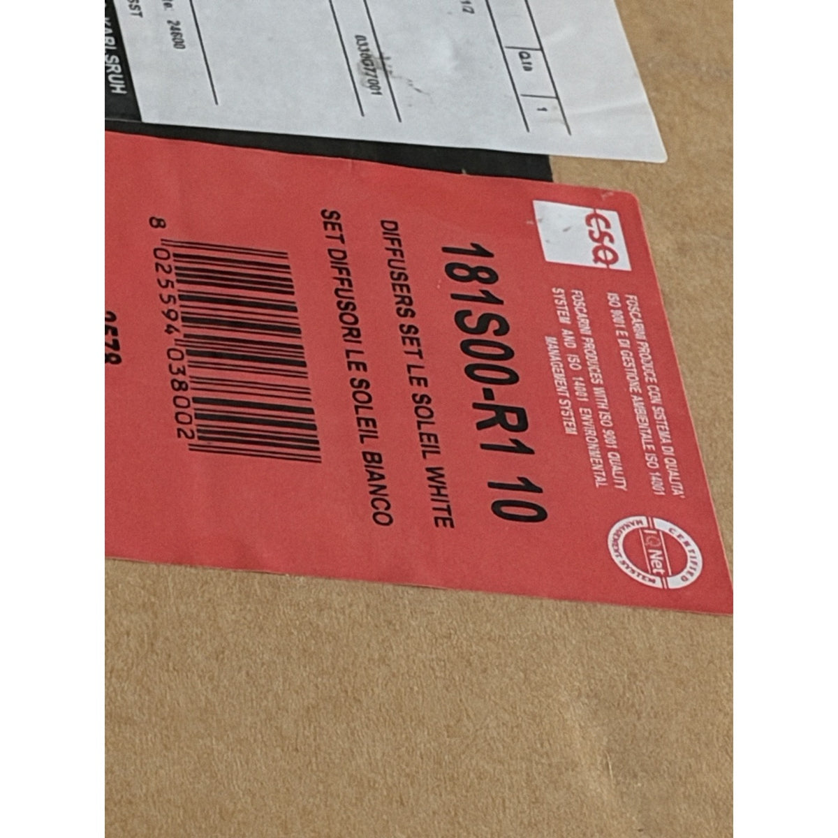 Originalkarton Foscarini Le Soleil Schirmset Weiß 181S00-R1 10 – zweiter Karton derselben Leuchte
