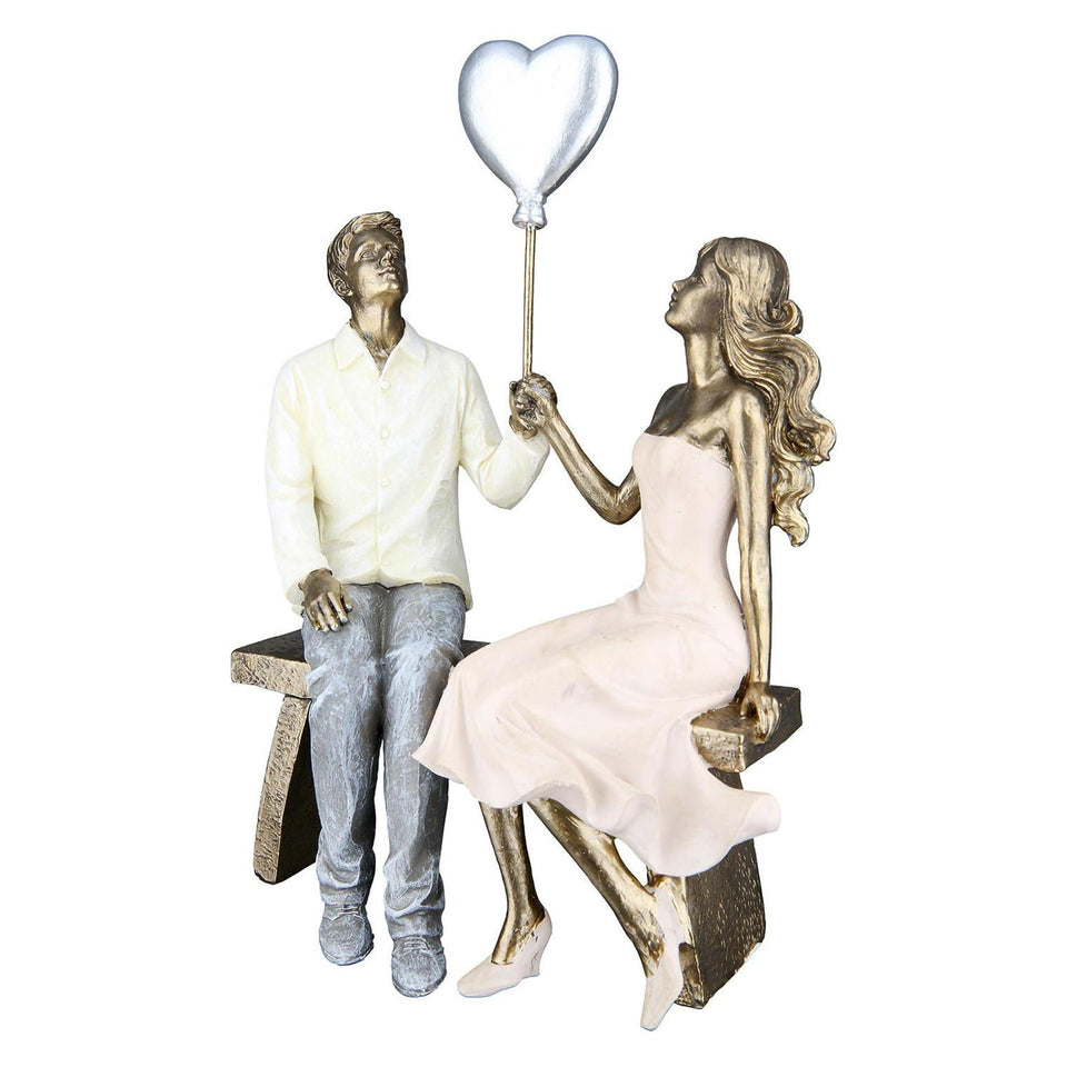 GILDE Figur Die Zwei mit Herzballon