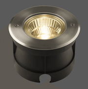 Bodeneinbaustrahler Furi mit LED-Beleuchtung und Edelstahlrahmen