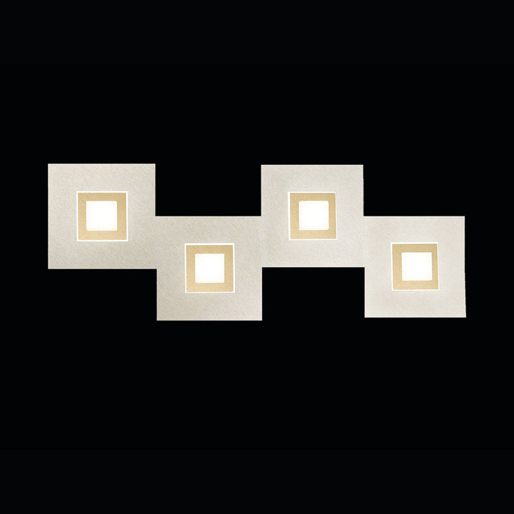 Applique/plafonnier Karree 4 lampes