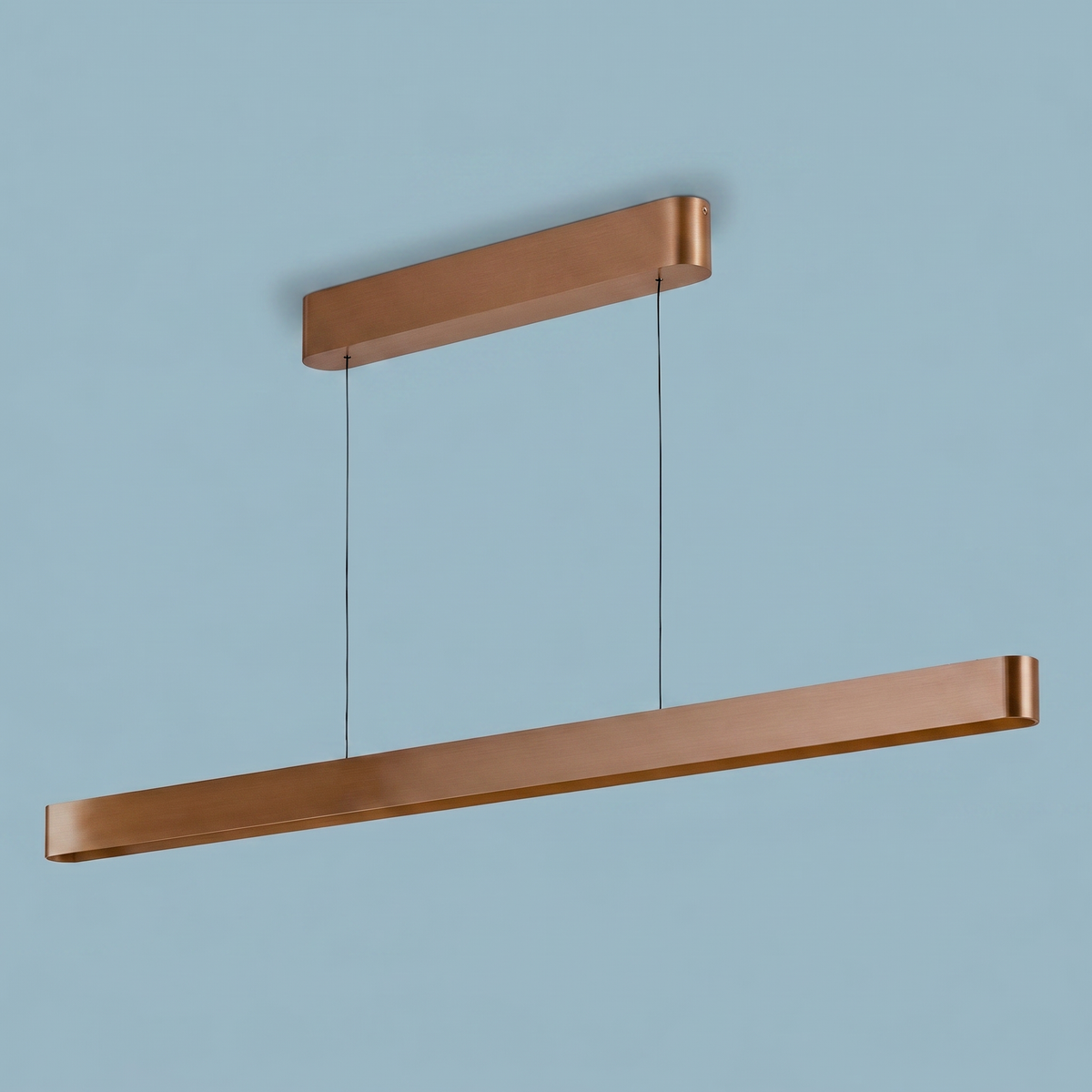 Lupia Licht, Pendelleuchte Halycon, 118cm Rotgold, stilvolle Lichtlösung