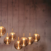 Pure, Pendelleuchte E-Infinity Rondell, Detail, moderne Lichtlösung