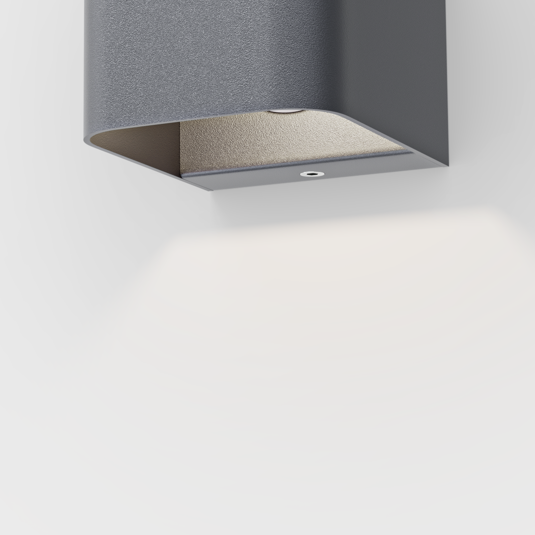 IP44.de, Wandleuchte Intro, Detail, moderne Lichtlösung