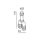 IP44.de, Steckdosensäule Jack, Y-Verbinder, Skizze