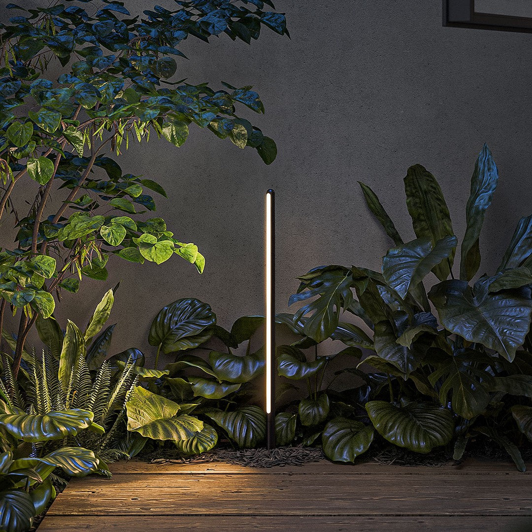 IP44.de Spießleuchte kal, moderne Anwendung im Garten