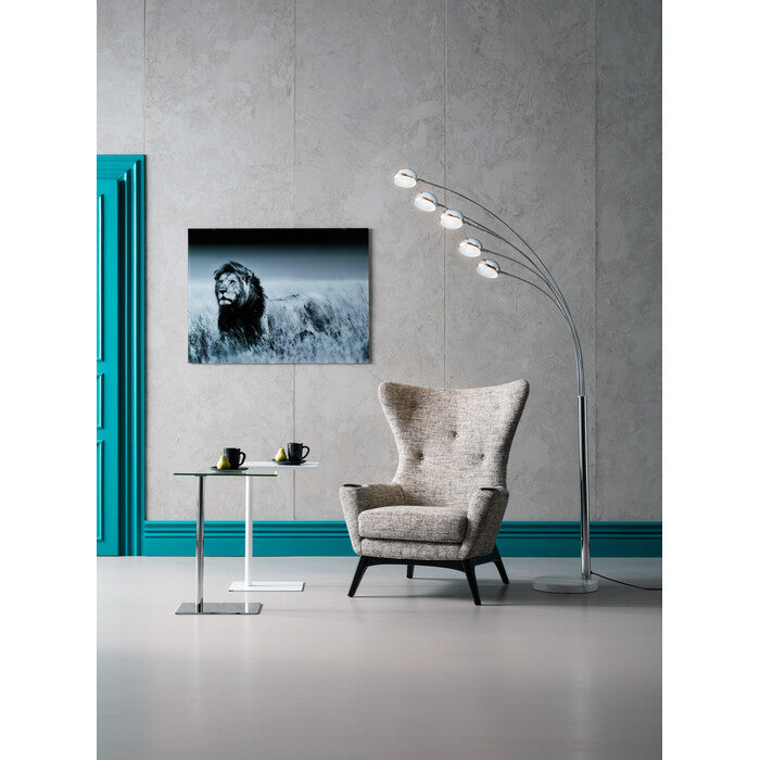 KARE Design Five Fingers Economy Stehleuchte Chrom im Wohnbereich