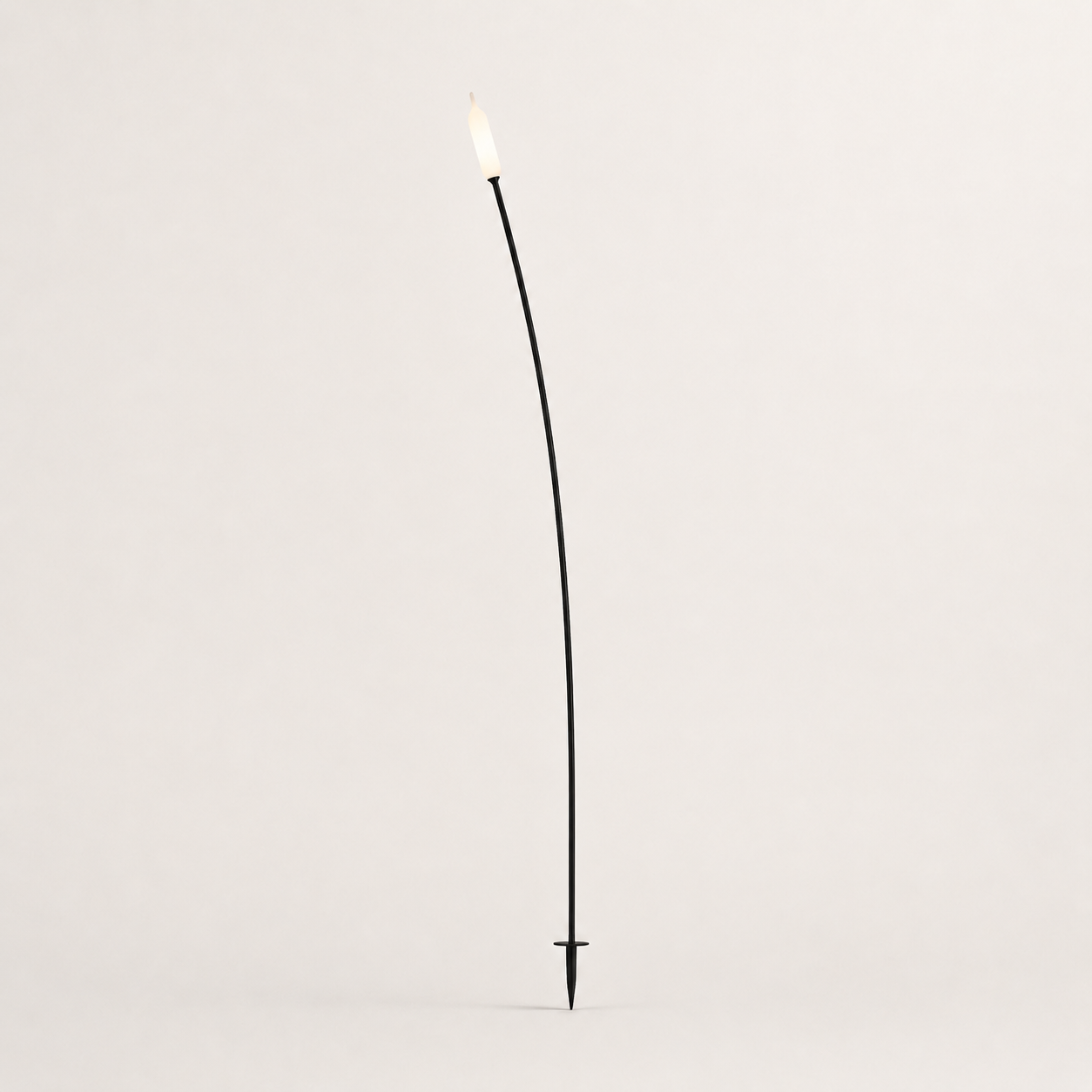 Karman NILO HP211ENEXT Outdoor-Stehleuchte 150 cm Schwarz Weiß – Einzelansicht