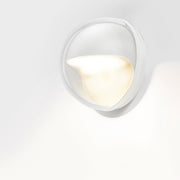 IP44 Wandleuchte las.2, weiss, Vorderansicht