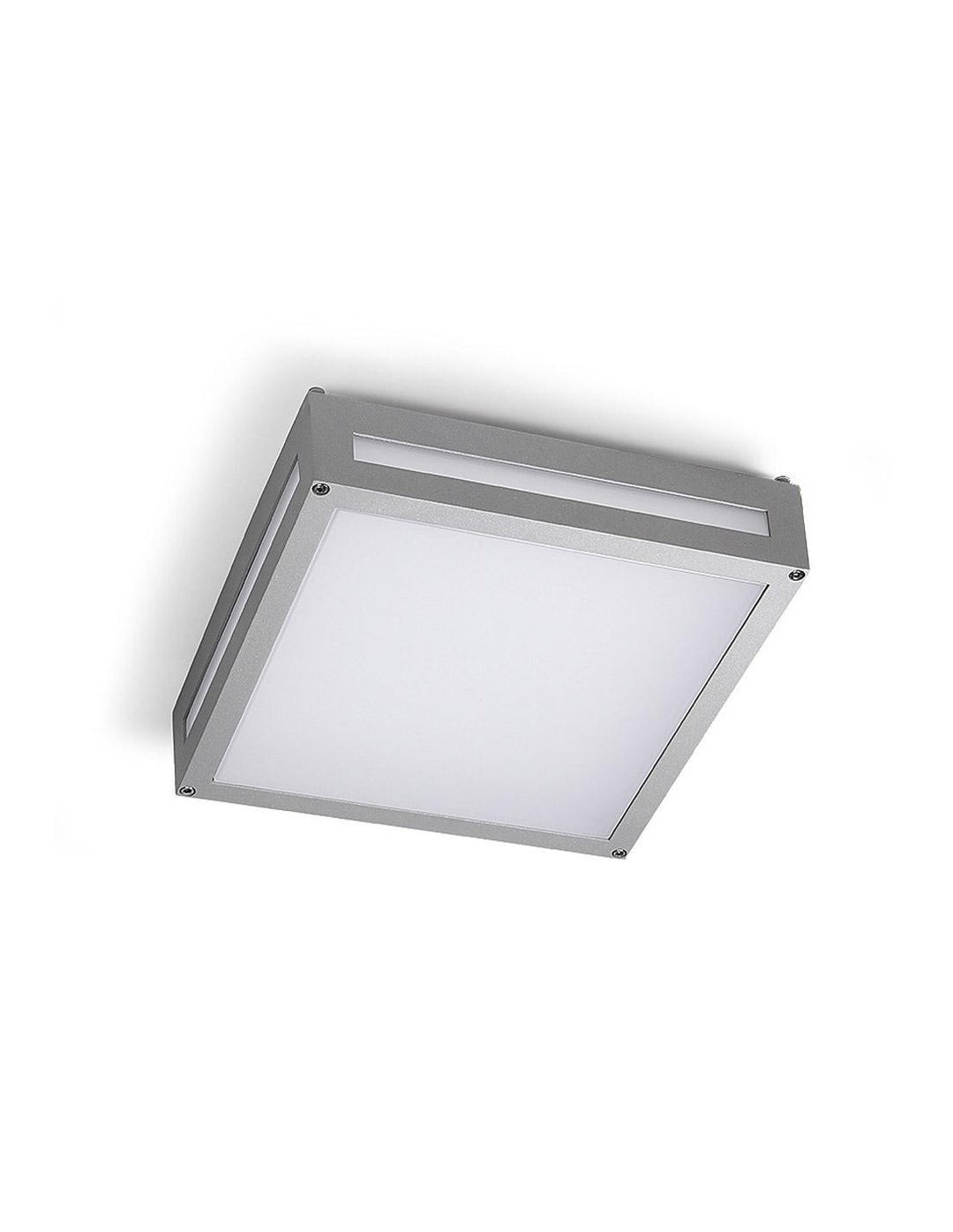 LEDS C4 LEGGETT LED-Außendeckenleuchte Grau