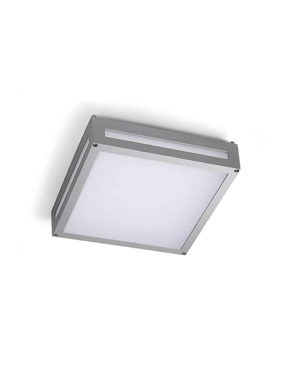 LEDS C4 LEGGETT LED-Außendeckenleuchte Grau