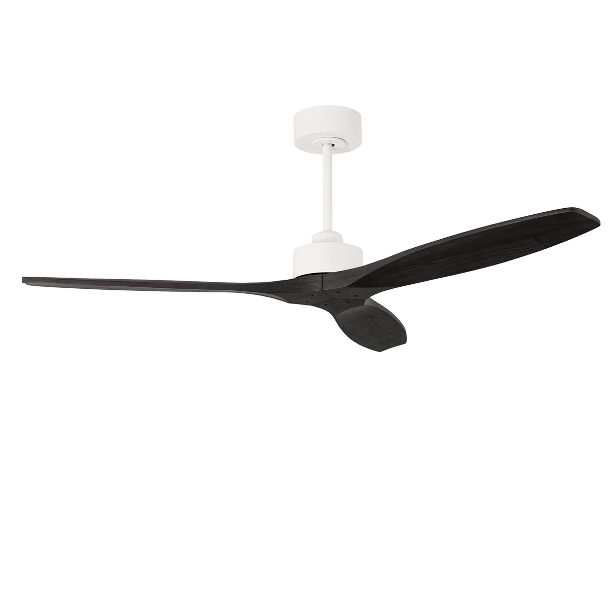LEDS C4 Stem Evo Ø132 cm – Pendel, Gehäuse / Flügel: Weiß / Schwarz, Ohne Licht