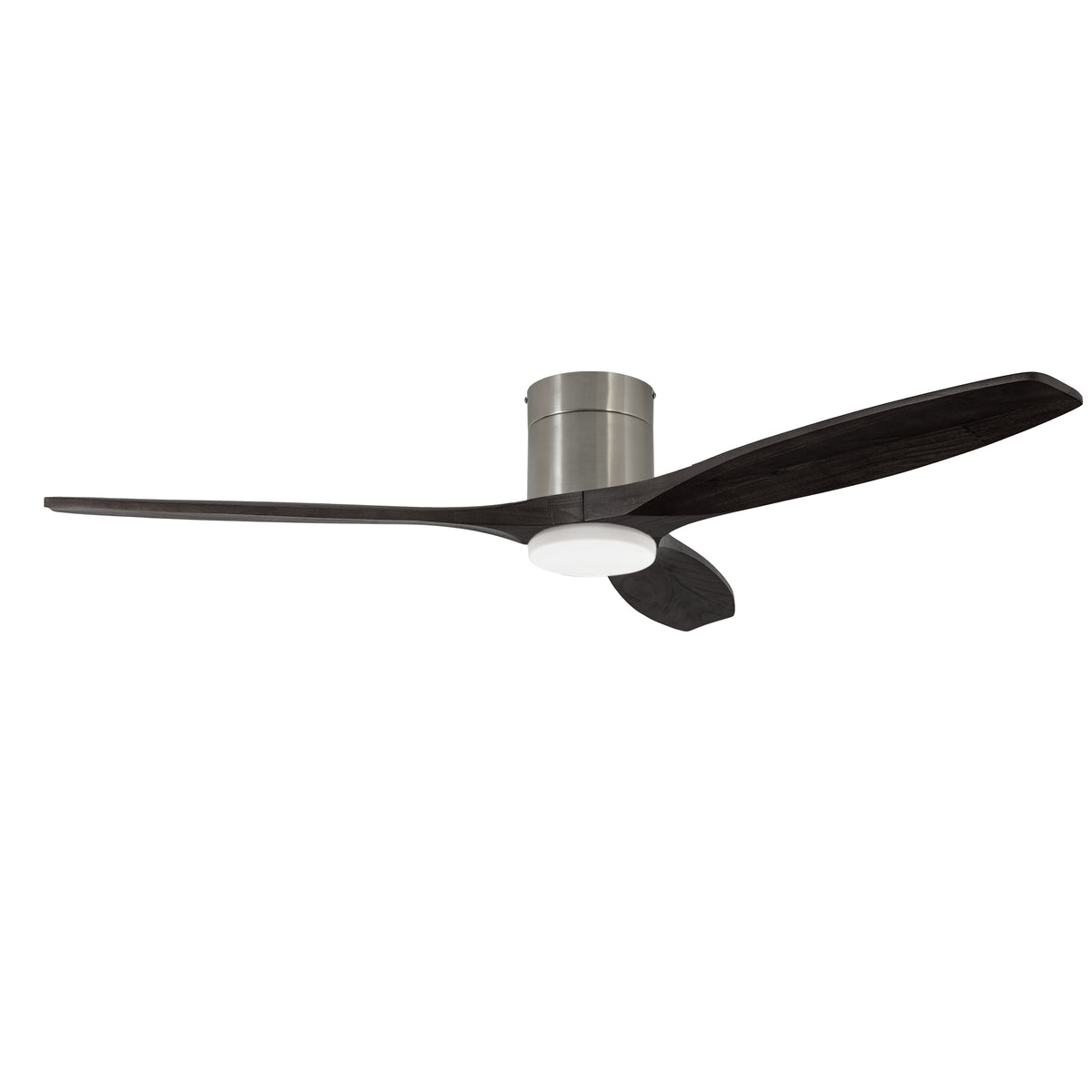 LEDS C4 Stem Evo Ø132 cm – Tube, Gehäuse / Flügel: Nickel satiniert / Schwarz, LED – CCT 3000/4000/5000K