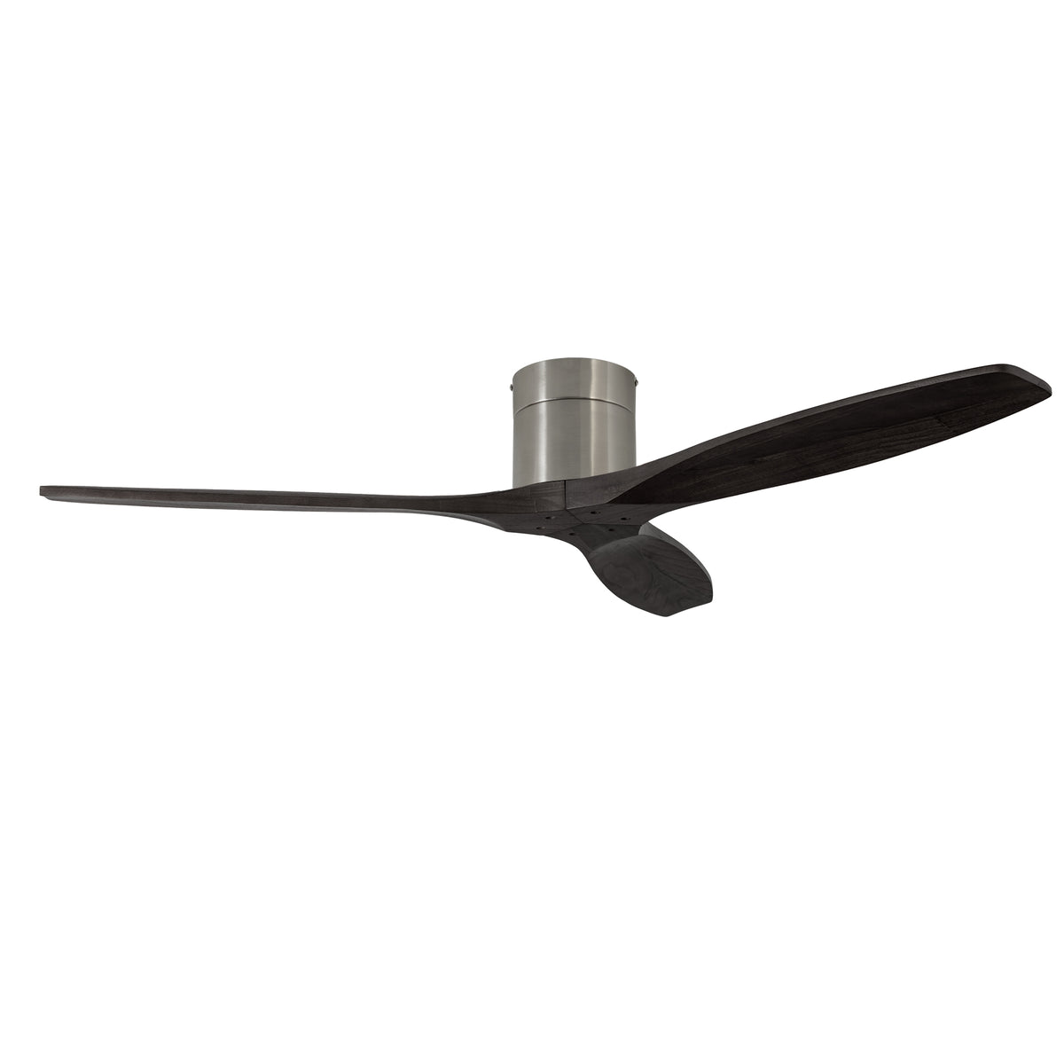 LEDS C4 Stem Evo Ø132 cm – Tube, Gehäuse / Flügel: Nickel satiniert / Schwarz, Ohne Licht