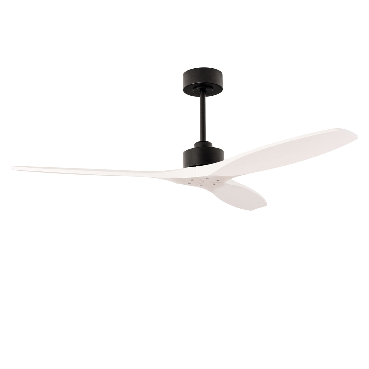 LEDS C4 Stem Evo Ø122 cm – Pendel, Gehäuse / Flügel: Schwarz / Weiß, Ohne Licht