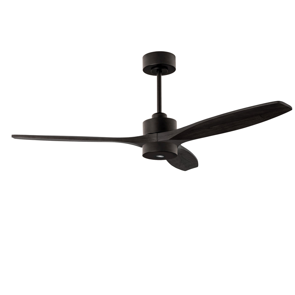 LEDS C4 Stem Evo Ø132 cm – Pendel, Gehäuse / Flügel: Schwarz / Schwarz, Play Super Comfort – 2700K