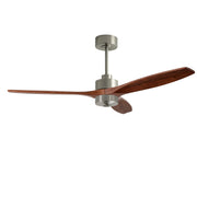 LEDS C4 Stem Evo Ø132 cm – Pendel, Gehäuse / Flügel: Nickel satiniert / Dunkles Holz, Play Super Comfort – 2700K