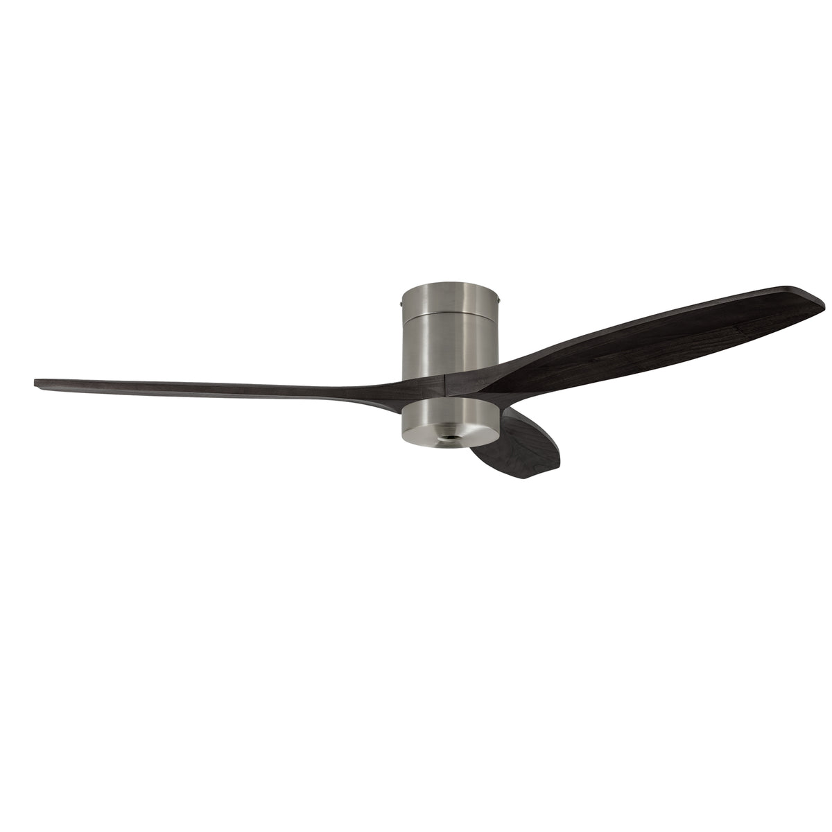 LEDS C4 Stem Evo Ø132 cm – Tube, Gehäuse / Flügel: Nickel satiniert / Schwarz, Play Super Comfort – 2700K
