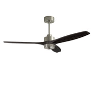 LEDS C4 Stem Evo Ø122 cm – Pendel, Gehäuse / Flügel: Nickel satiniert / Schwarz, Play Super Comfort – 2700K