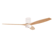 LEDS C4 Stem Evo Ø122 cm – Tube, Gehäuse / Flügel: Weiß / Helles Holz, Play Super Comfort – 2700K