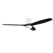 LEDS C4 Stem Evo Ø122 cm – Tube, Gehäuse / Flügel: Weiß / Schwarz, Play Super Comfort – 2700K