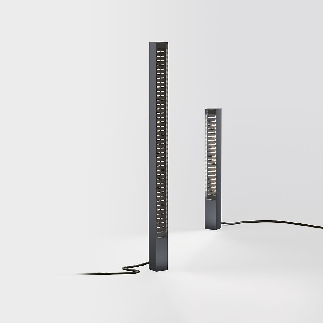 IP44.de LED Spießleuchte lin, antharzit, Vorderansicht