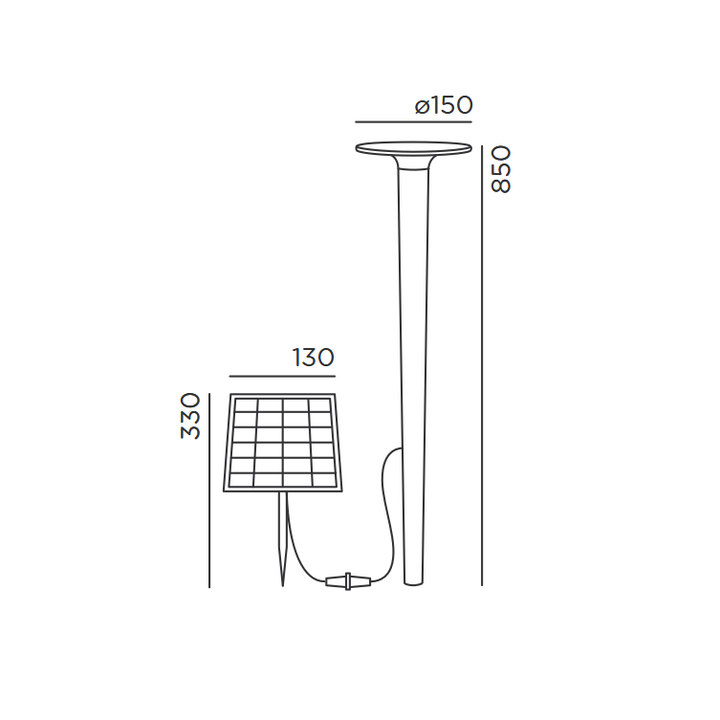 Wall light stic