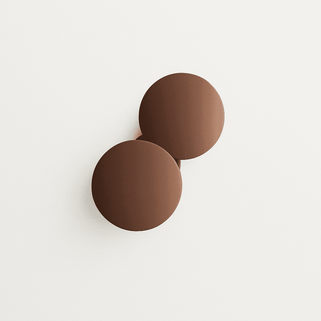 Lodes, Wandleuchte Puzzle Round Double, Copper-Bronze, Produktbild