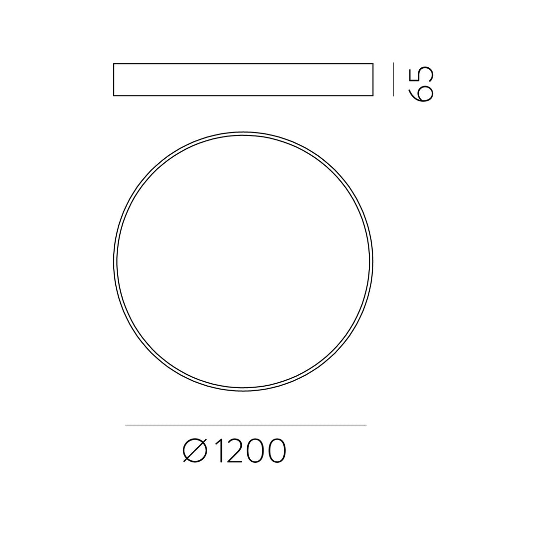 Deckeneleuchte London Ø120cm