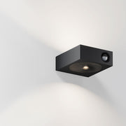 IP44.de, Wandleuchte Luci Sensor, Schwarz, smarte Außenbeleuchtung