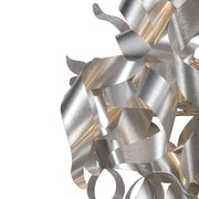 Gebürstete Aluminiumbänder der Lucide ATOMA Pendelleuchte