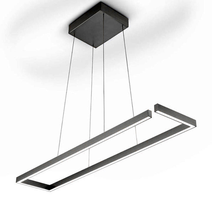 Suspension Marisa, 100 cm, noire. Article retourné (neuf, jamais installé).